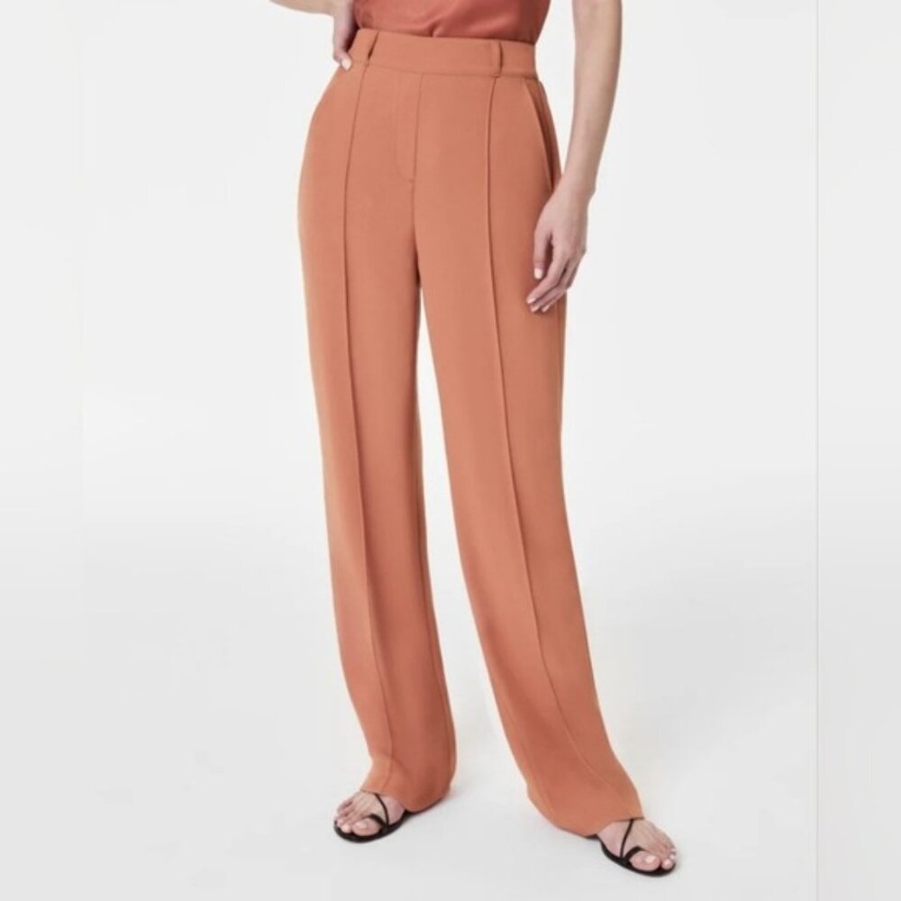 SPANX Carefree Crepe Trouser Color: Sedona Size: Large